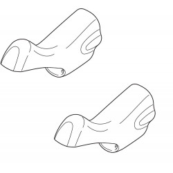 Pavarų perjungimo rankenėlių dangteliai Shimano ULTEGRA ST-6800 Pavarų perjungimo rankenėlių dangteliai Shimano ULTEGRA ST-6800