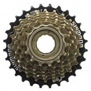 Galinis žvaigždžių blokas Shimano MF-TZ500 7-speed (užsukamas)