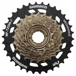 Galinis žvaigždžių blokas Shimano MF-TZ500 MegaRange 7-speed (užsukamas)