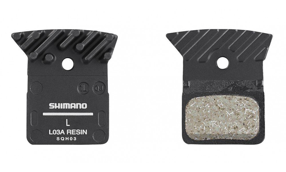 Diskinių stabdžių kaladėlės Shimano Dura Ace/Ultegra (L03A) Resin w/Fin 
