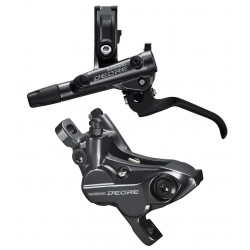 Diskiniai stabdžiai priekiniai Shimano DEORE BL/BR-M6120(L) resin J-Kit black