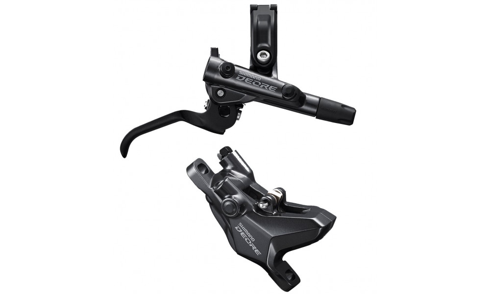 Diskiniai stabdžiai galiniai Shimano DEORE BL/BR-M6120(L) resin J-Kit black 