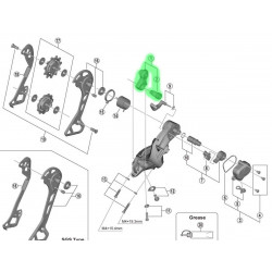 Galinio pavarų perjungėjo dalis Shimano XT RD-M8000