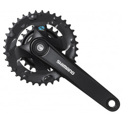 Priekinis žvaigždžių blokas Shimano ALTUS FC-M315-2 175MM 7/8-speed black