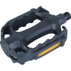 Pedalai Azimut MTB 1 plastikiniai 9/16" su guoliais ir atšvaitais (1004)