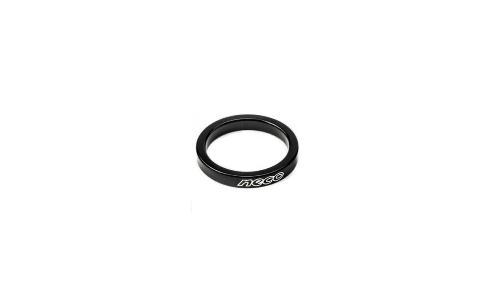 Vairo kolonėlės tarpinė NECO 1-1/8 Alu 5mm black 