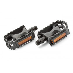 Pedalai vaikiški grip plastic 9/16" su guoliais ir atšvaitais (1027)