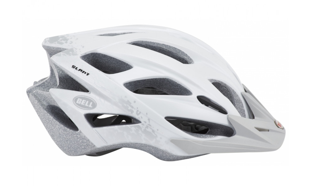 Šalmas Bell Slant Onesize white silver matt 
