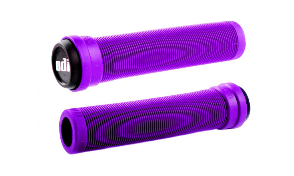 Vairo rankenėlės ODI Soft Longneck BMX Flangless 143mm Purple 