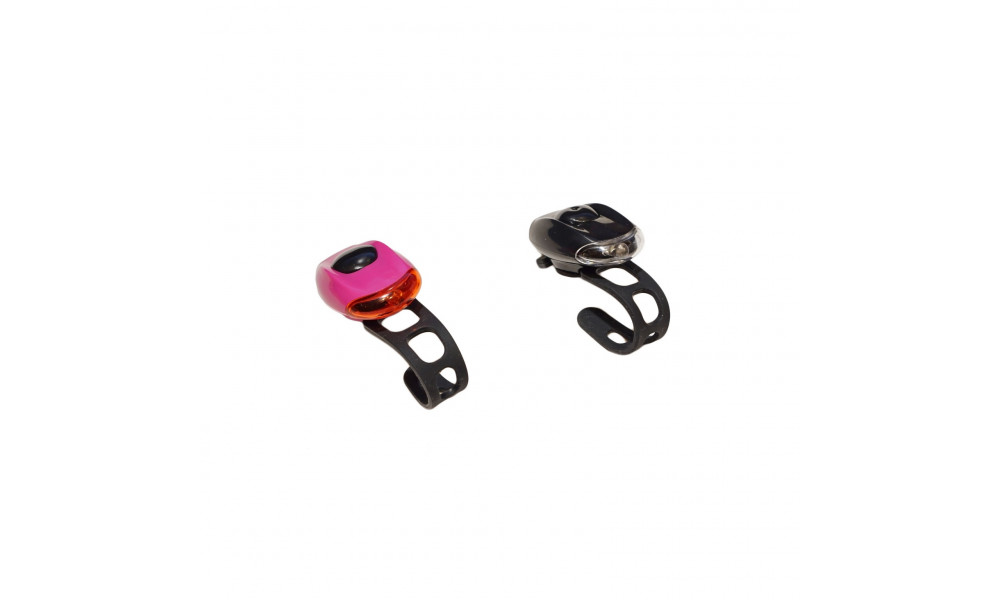 Apšvietimo komplektas Azimut Rubiplast 1LED 3F black/red - 7