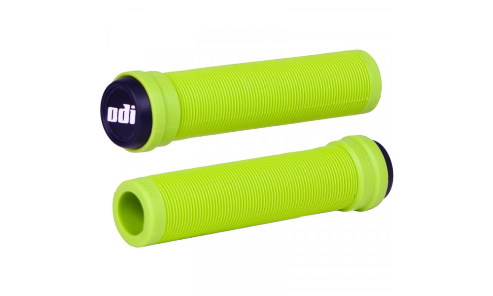 Vairo rankenėlės ODI Soft Longneck BMX Flangless 143mm Chartreuse - 1