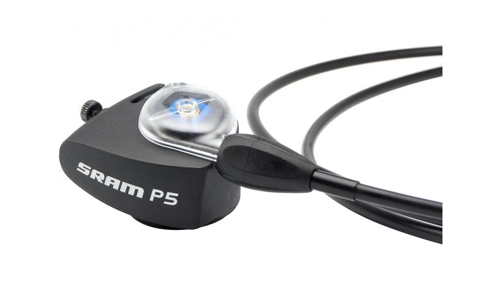 Pavarų perjungimo rankenėlė SRAM P5 su dėžute ir vairo rankenėlėmis 1800mm - 3