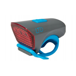 Galinė lempa Cube LTD "Red LED" grey“n“blue