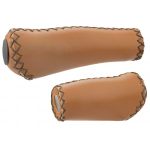 Vairo rankenėlės Azimut Ergo Leather 130+92mm brown (1020)