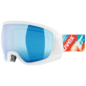 Slidinėjimo akiniai Uvex Contest FM white mat / blue