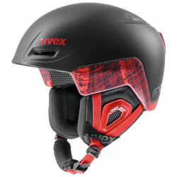Slidinėjimo šalmas Uvex Jimm octo+ black-red mat