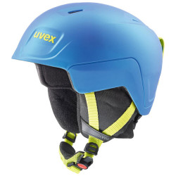 Slidinėjimo šalmas Uvex Manic Pro blue-lime mat