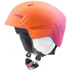Slidinėjimo šalmas Uvex Manic Pro pink-orange met mat