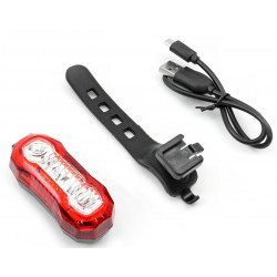 Galinė lempa Azimut Rubidium 100lm 0.5W + 2 Super LED USB