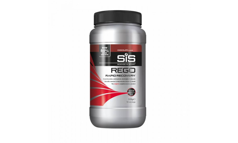 Sportinis maistas milteliais SiS Rego Rapid Recovery Chocolate 500g 