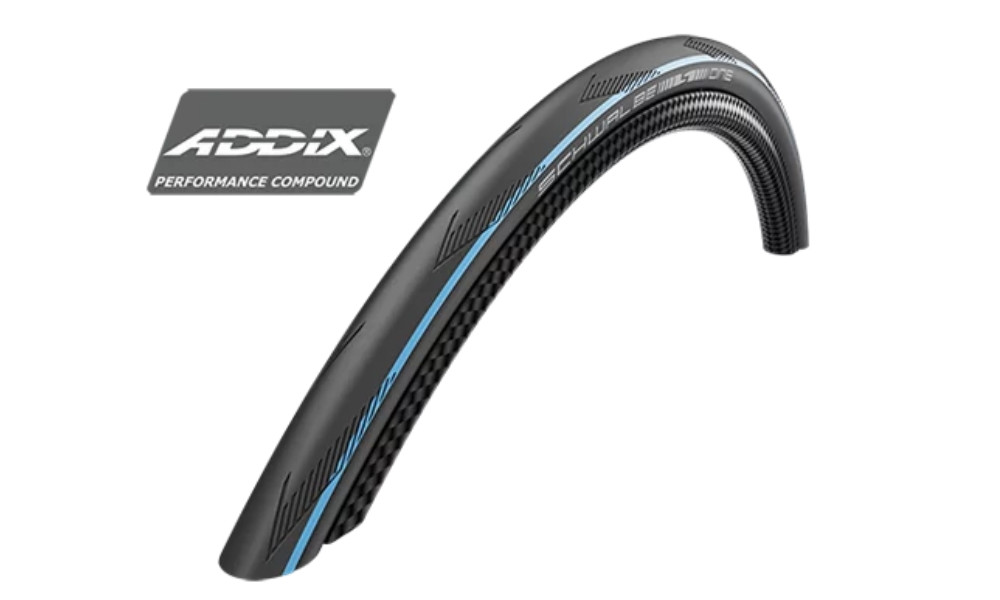 Padanga 28" Schwalbe One Tube Type HS 464A, Perf Fold. 25-622 / 700x25C Addix Blue Strips 