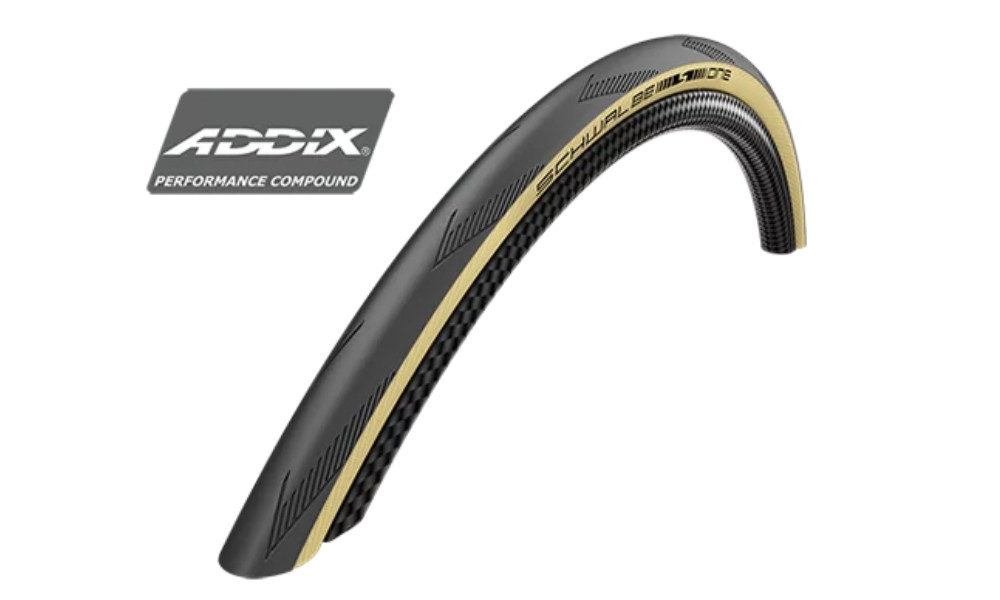 Padanga 28" Schwalbe One Tube Type HS 464A, Perf Fold. 25-622 / 700x25C Addix Classic-Skin 