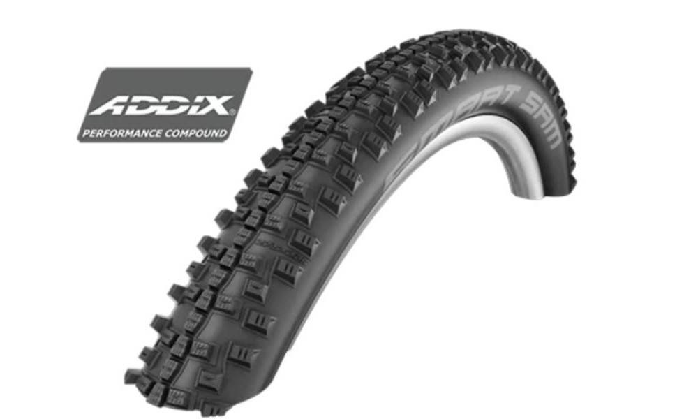 Padanga 27.5" Schwalbe Smart Sam HS 476, Perf Wired 60-584 / 27.5x2.35 Addix 