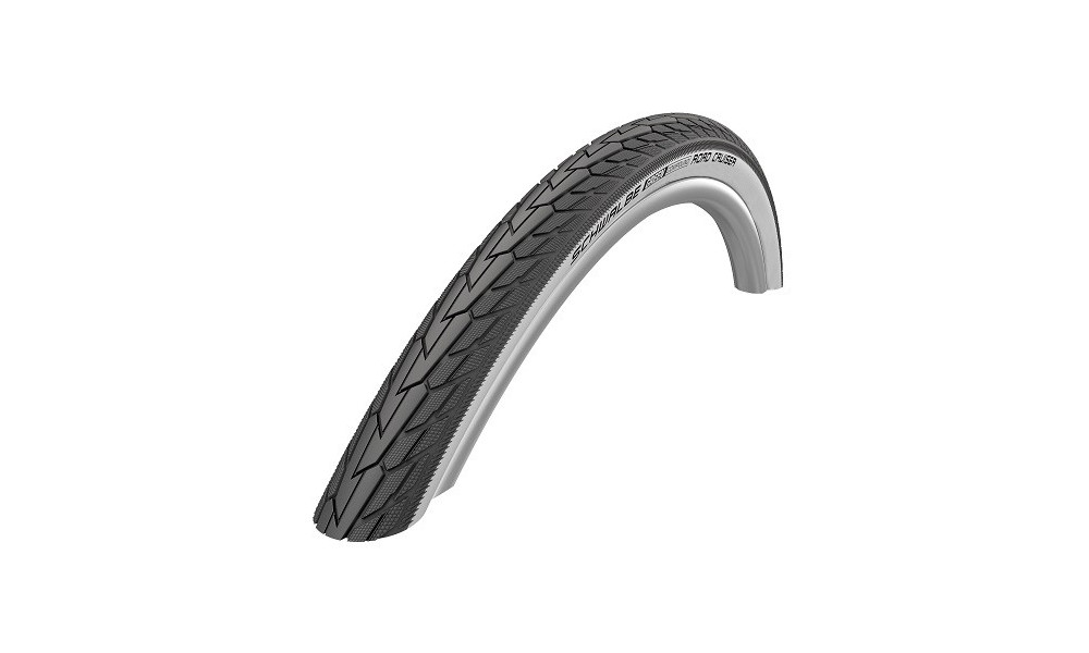 Padanga 28" Schwalbe Road Cruiser HS 484, Active Wired 42-622 / 28x1.60 GreenCompound Whitewall 