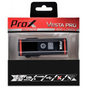 Priekinė lempa ProX Vesta PRO 400Lm USB