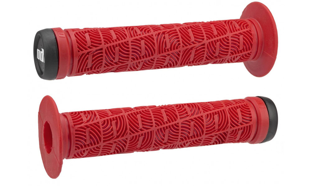 Vairo rankenėlės ODI O Grip BMX 143mm Single Ply Bright Red 
