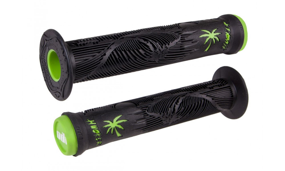 Vairo rankenėlės ODI Hucker Signature 160mm w/Flange Black/Green 