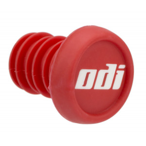 Vairo rankenėlės kamštukas ODI BMX 2-Color Push-In Red