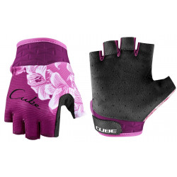 Pirštinės Cube Performance Junior Short pink