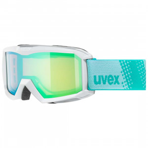 Slidinėjimo akiniai Uvex flizz FM white dl/green clear-rose