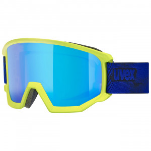 Slidinėjimo akiniai Uvex athletic CV lime mat SL/blue-green