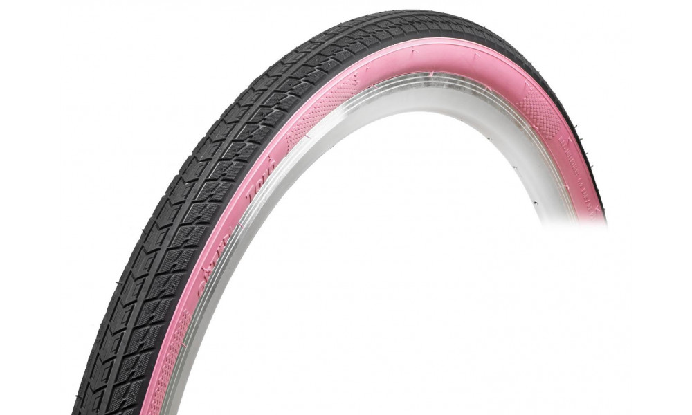 Padanga 28" ORTEM Toro 47-622 / 28x1.75 pink sidewall - 2