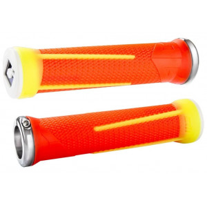 Vairo rankenėlės ODI AG-1 Signature V2.1 Lock-On Flouro Orange/Yellow