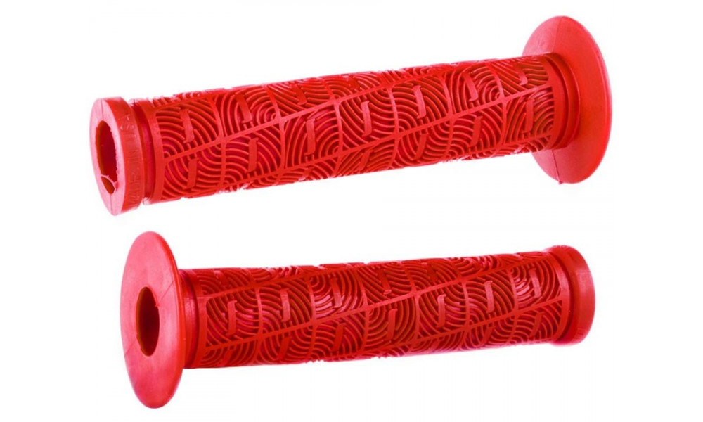 Vairo rankenėlės ODI O Grip BMX 143mm Single Ply Bright Red 