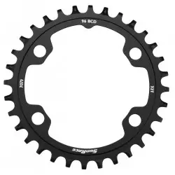 Priekinis dantratis SunRace CRMX30 Narrow-Wide Asymmetric Alu 96BCD 32T