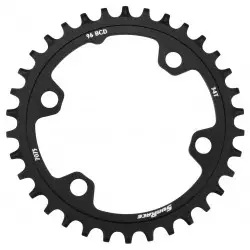 Priekinis dantratis SunRace CRMX30 Narrow-Wide Asymmetric Alu 96BCD 34T