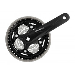 Priekinis žvaigždžių blokas SunRace FCM600 42x32x22T 170mm 7/8-speed w/ CG