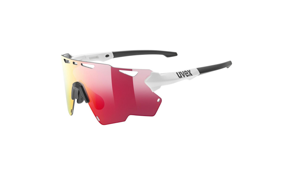 Akiniai Uvex Sportstyle 228 white black / mirror red - 2