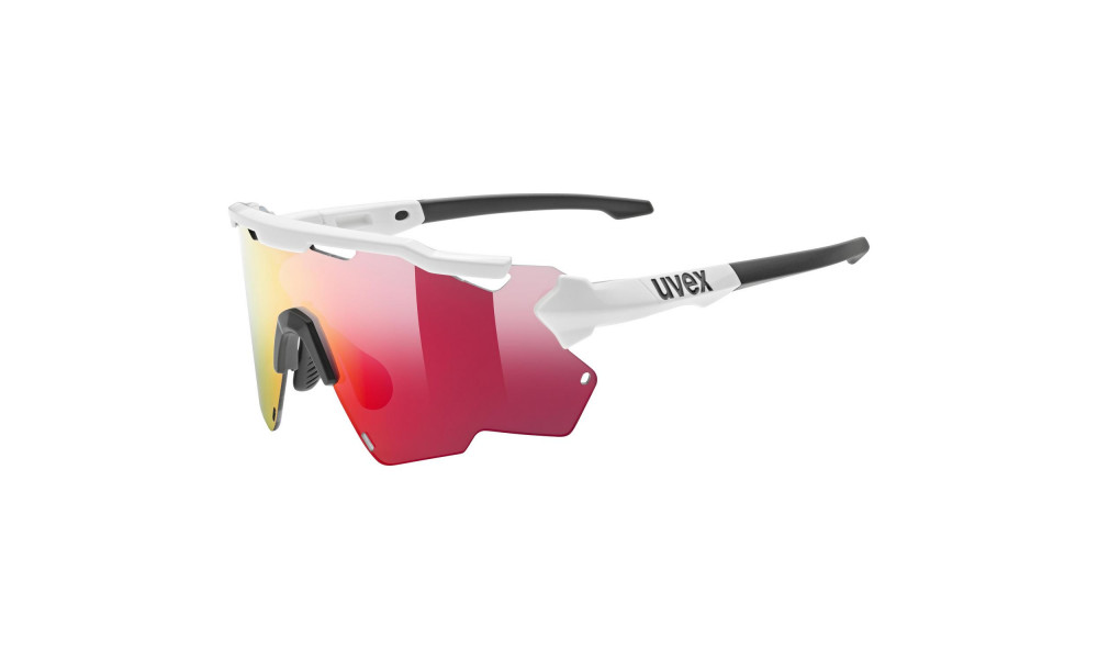 Akiniai Uvex Sportstyle 228 white black / mirror red - 3