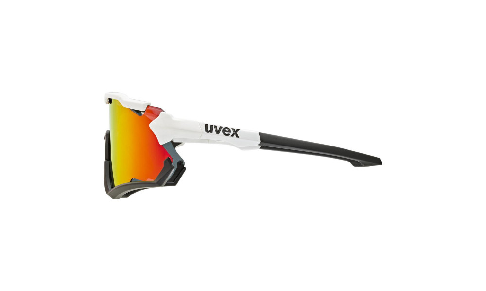 Akiniai Uvex Sportstyle 228 white black / mirror red - 6