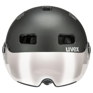 Šalmas Uvex Rush visor black-silver mat