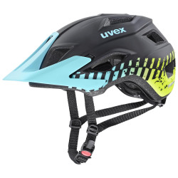 Šalmas Uvex Access black aqua lime mat