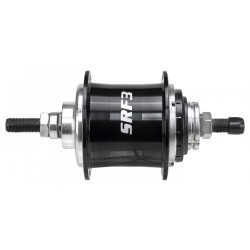 Galinė įvorė Sturmey-Archer S­RF3 Alu 36H 3-speed freewheel black