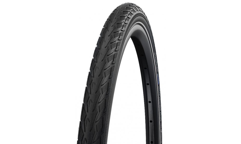 Padanga 28" Schwalbe Delta Cruiser Plus HS 431, Active Wired 40-622 / 28x1.50 Black-Reflex - 3