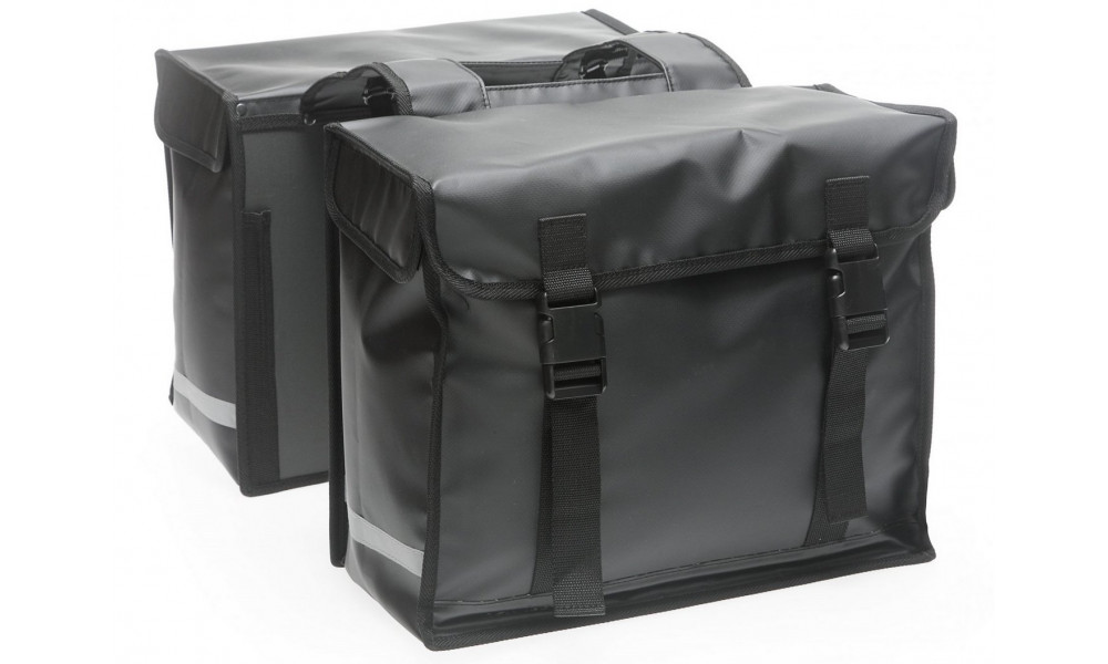 Kelioniniai krepšiai New Looxs Bisonyl Double 46L dull black (pair) - 1