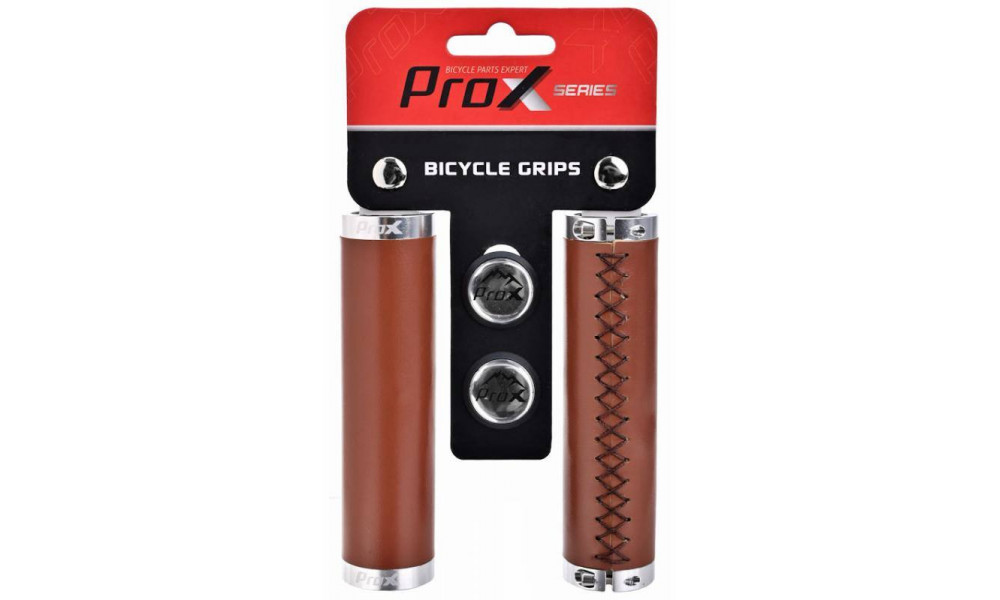 Vairo rankenėlės ProX GP-91B 130mm Lock-on eco-leather brown - 1